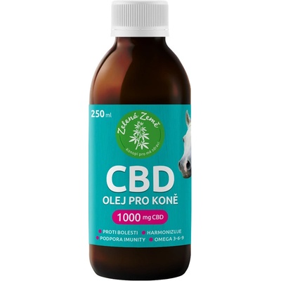 Zelená Země CBD olej pro koně 1000 mg – Zbozi.Blesk.cz