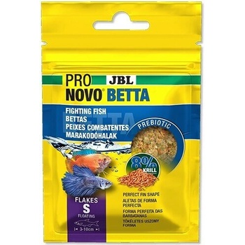 JBL Храна люспи с размер S за бойни риби JBL PRONOVO BETTA FLAKES S 20ml (J3130418)