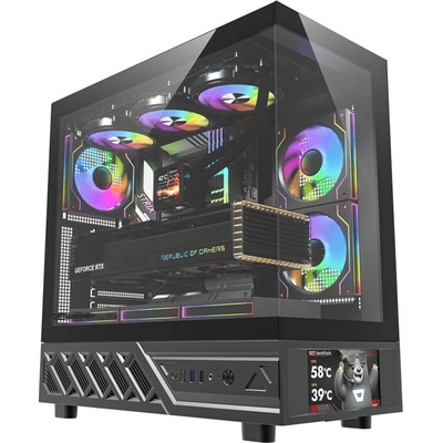 darkFlash DS950V Black + 6 fans