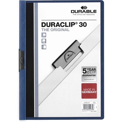 DURABLE Клипборд DURABLE Duraclip A/4 до 30 листа тъмно синьо 220007 (220007)