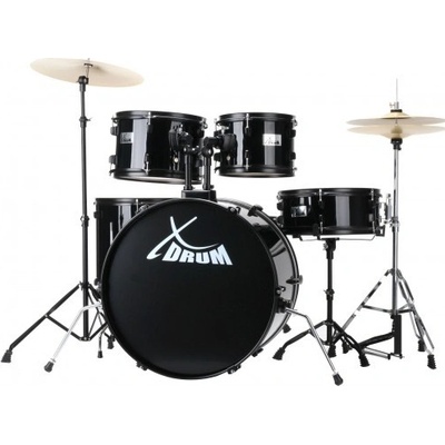 XDrum Rookie 22" Fusion Drum Kit Complete Set Black – Zboží Mobilmania