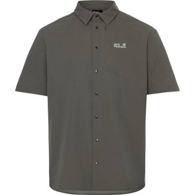 Jack Wolfskin Мъжка риза с копчета Jack Wolfskin Prelight Suncool Shirt - Flint - размер M (033-3070-0112)
