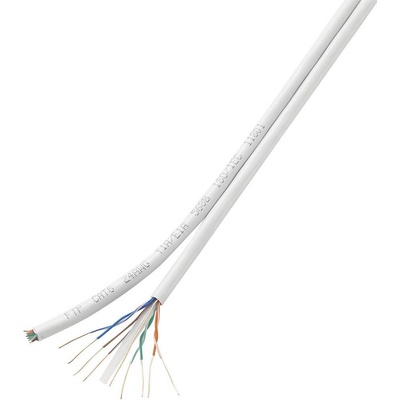 Tru Components CAT 6 U/UTP 8 x 2 x 0.196 mm² 10m bílý
