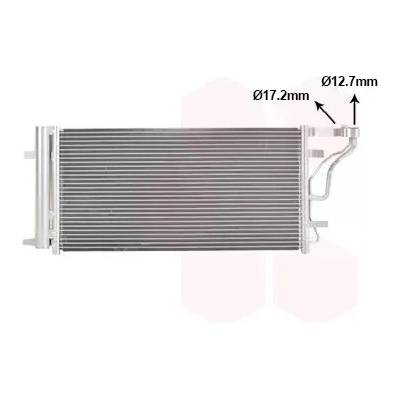 VAN WEZEL Kondenzátor klimatizace VAW 82015713