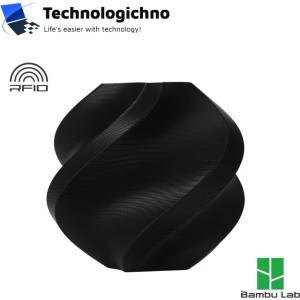 Bambu Lab ASA Bambu Black With Spool (B01-K0-1.75-1000-SPL)