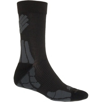 Sensor ponožky HIKING Merino Wool černá/šedá