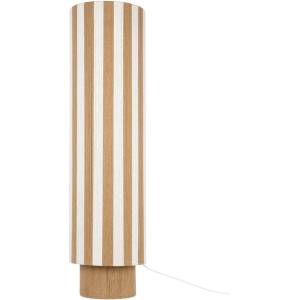 Leitmotiv Бяла/в естествен цвят въжена подова лампа (височина 106 cm) Vienna Stripes - Leitmotiv (LM2431NT)