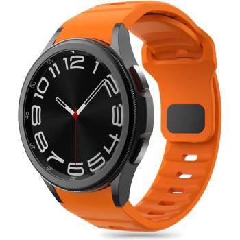 Tech-Protect Силиконова каишка за часовник Samsung Galaxy Watch 4/5/5Pro/6/7/FE от Tech-Protect Silicone Line - Оранжев (5906302313594)