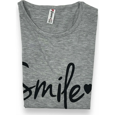 AKKAYA Dámské trička SMILE Šedá