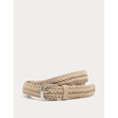 Marks & Spencer Тънък заплетен замшев колан Marks & Spencer бежова Marks & Spencer | Bezhov | МЪЖЕ | 30-32