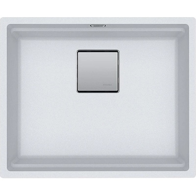 Franke Гранитна мивка под плот Mythos, 560х460, цвят бял (125.0529.604)