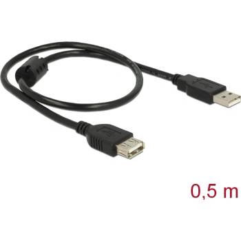 Delock Удължителен кабел Delock USB2.0 A-Tip. щепсел с конектори A-Tip, 0, 5 м