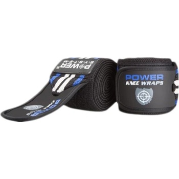 Image 1 of Power System Power Knee Wraps / Бинтове за пристягане на колена Син