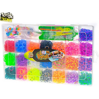 Rainbow náramky 6200ks gumičky Loom Bands