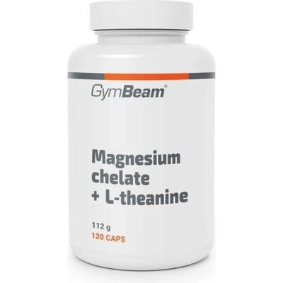 GymBeam Magnézium chelát + L-theanin 120 kapslí
