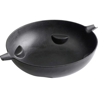 Tepro černá litinová grilovací WOK pánev, průměr 35,3 cm