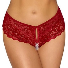Cottelli Ambi Panty (Red), sexy čipkované nohavičky