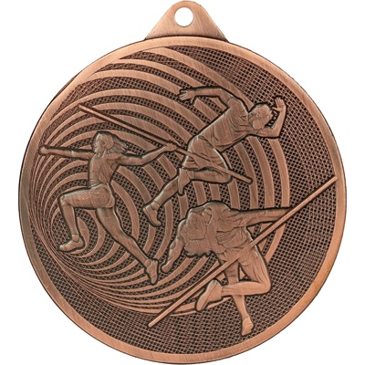 Designová kovová medaile Atletika Bronz 7 cm