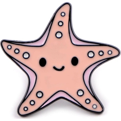 Stoklasa brož odznak mořský svět 1 pudrová