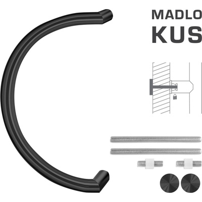 MPkovania FT - MADLO kód K16 Ø 30 mm UN ks Rozteč madla: 300 mm, Rozmer profilu madla: Ø 30 mm, Dĺžka: 330 mm