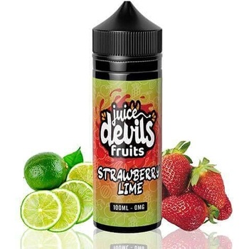 Image 1 of Juice Devils Strawberry Lime Fruits 100ml