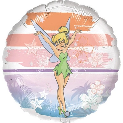 Amscan Foliový balonek bílý Tinker Bell 43 cm