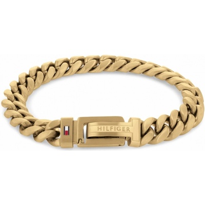 Tommy Hilfiger luxusný pánsky pozlátený oceľový náramok 2790434