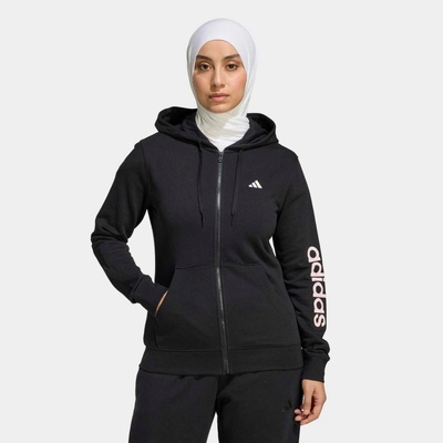 adidas SMU dámska fitness mikina s kapucňou čierna