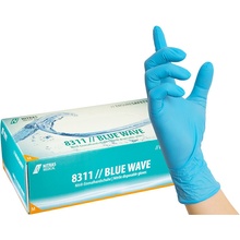Nitras Nitrilové rukavice modré BLUE 100 ks S 7