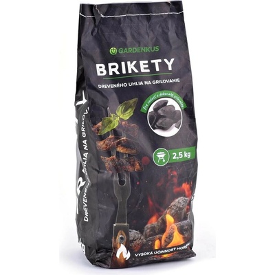 GARDENKUS Brikety grilovacie 2,5 kg