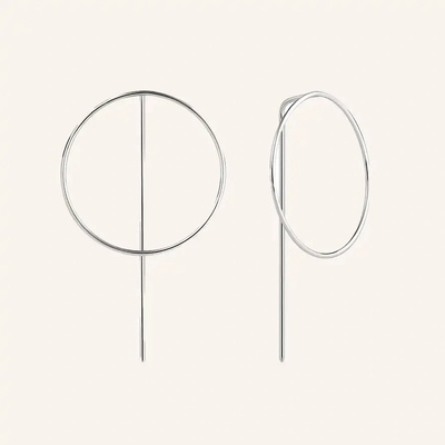 SilveAmo Strieborné náušnice pretiahovacie Chic C22000