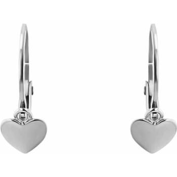 Eppi Zlaté detské náušnice so srdiečkami Joia EP46066