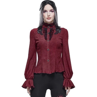 Devil fashion 3D appliqued shoulder gothic