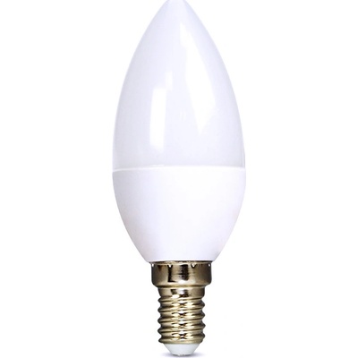 Solight žárovka , svíčka, LED, 6W, E14, 4000K, 510lm, bílá