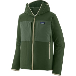 Patagonia Мъжко поларено яке Patagonia R2 Techface Hoody Fleece jacket - Treeline Green - размер XXL (005-7768-0516)