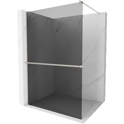 Mexen Kioto+ душ стена с рафт Walk-in 100 x 200 см, графит, четкан никел - 800-100-121-97-40 (800-100-121-97-40)