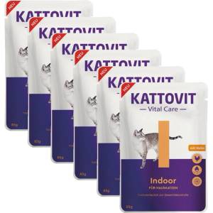 KATTOVIT Vital Care Indoor пастет пиле 6 x 85 г