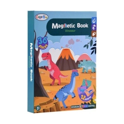 Magnetická kniha Dinosaury, 36 dielikov