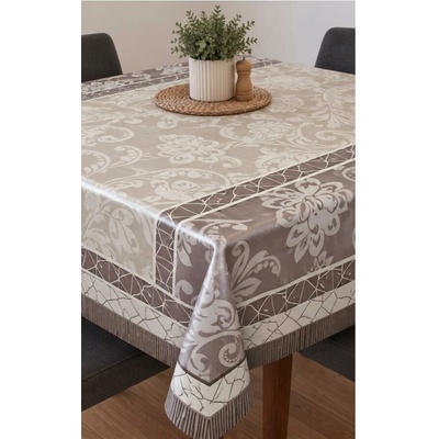 Obrus PVC Z-D 11, metráž, 20 m x 140 cm, ornamentálny vzor v secesnom štýle, IMPOL TRADE