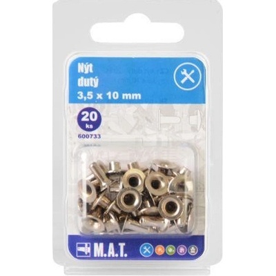 nýt dutý 3.5x10mm (20ks) – Sleviste.cz