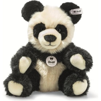 Steiff Originals Manschli панда, бяла плюшена играчка