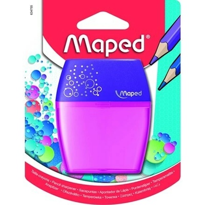 Maped Orezávatko Shaker dvojité priehľadné mix farieb 1 ks