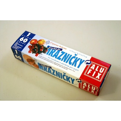 Sáčky do mrazáku s popisovatelným uzávěrem 1 litr 40 kusů na roli