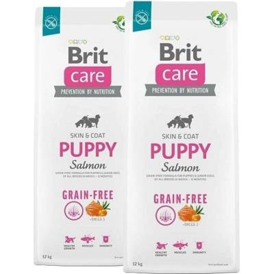 Brit Care Grain Free Puppy Salmon 2 x 12 kg