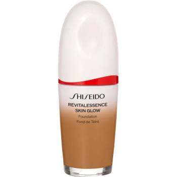 Shiseido Revitalessence Skin Glow Foundation лек фон дьо тен с озаряващ ефект SPF 30 цвят Bronze 30ml