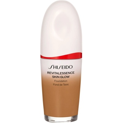 Shiseido Revitalessence Skin Glow Foundation лек фон дьо тен с озаряващ ефект SPF 30 цвят Bronze 30ml