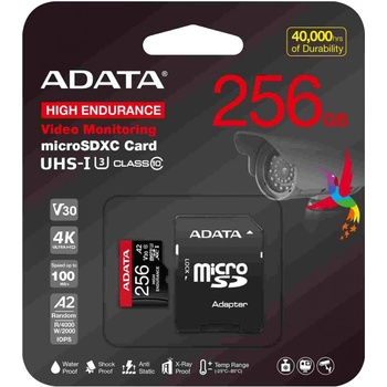 Adata MicroSDXC karta 256GB AUSDX256GUI3V30SHA2-RA1