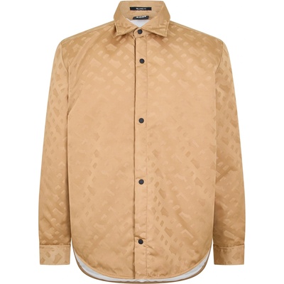 HUGO BOSS Риза с дълъг ръкав Boss Men's S-Olson-Padd Long Sleeve Oxford Shirt - Medium Beige