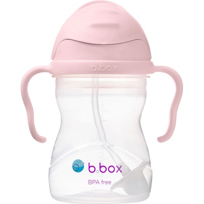 b.box hrneček s brčkem Gelato růžový 240 ml – Zboží Mobilmania