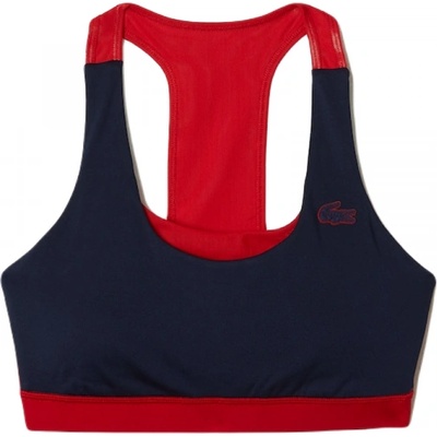 Lacoste Дамски сутиен Lacoste SPORT Color-Block Recycled Polyester Sports Bra - Син